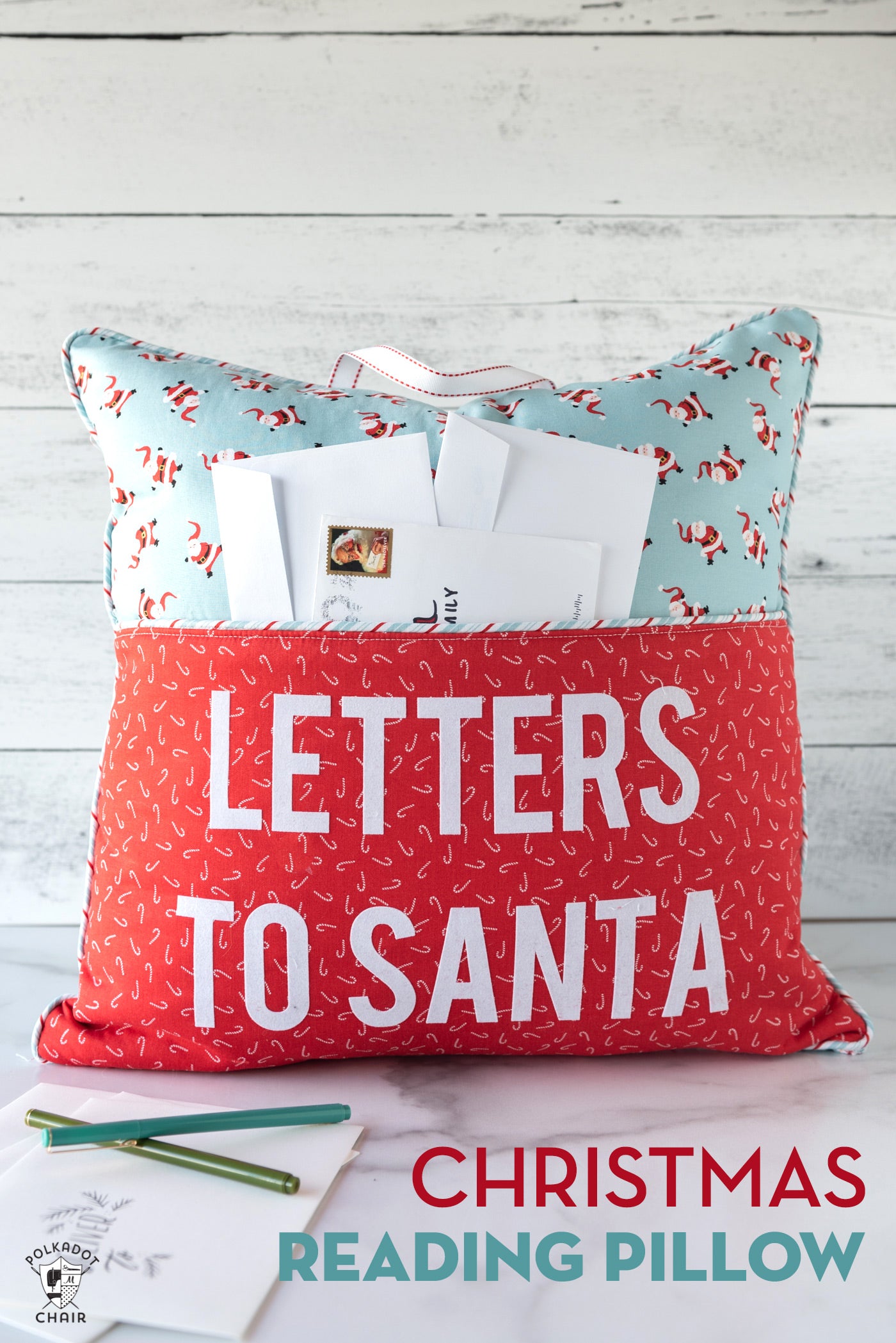 Reading Pillow / Pocket Book Pillow Sewing Pattern in Two Sizes | Digital PDF Pattern