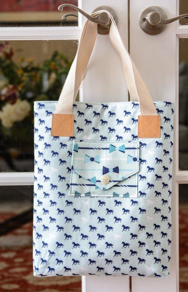 The Derby Tote Bag Sewing Pattern | Digital PDF Pattern