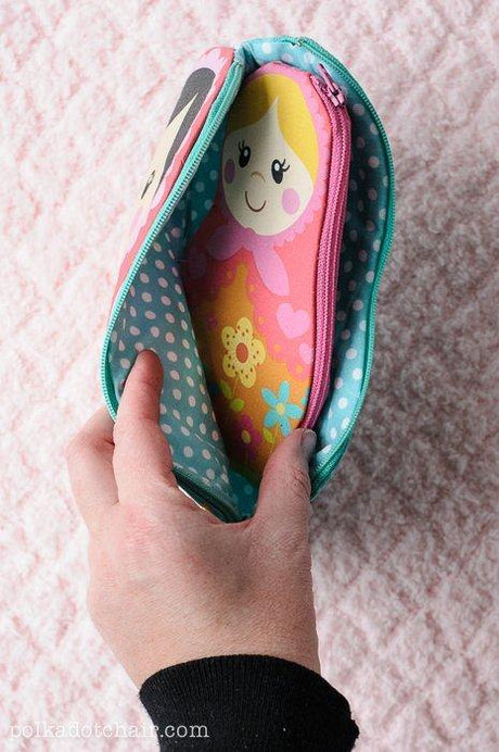 Nesting Dolls Zip Bags | Printable Digital PDF Sewing Pattern