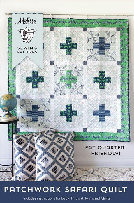 Patchwork Safari Quilt Pattern | Printed Pattern