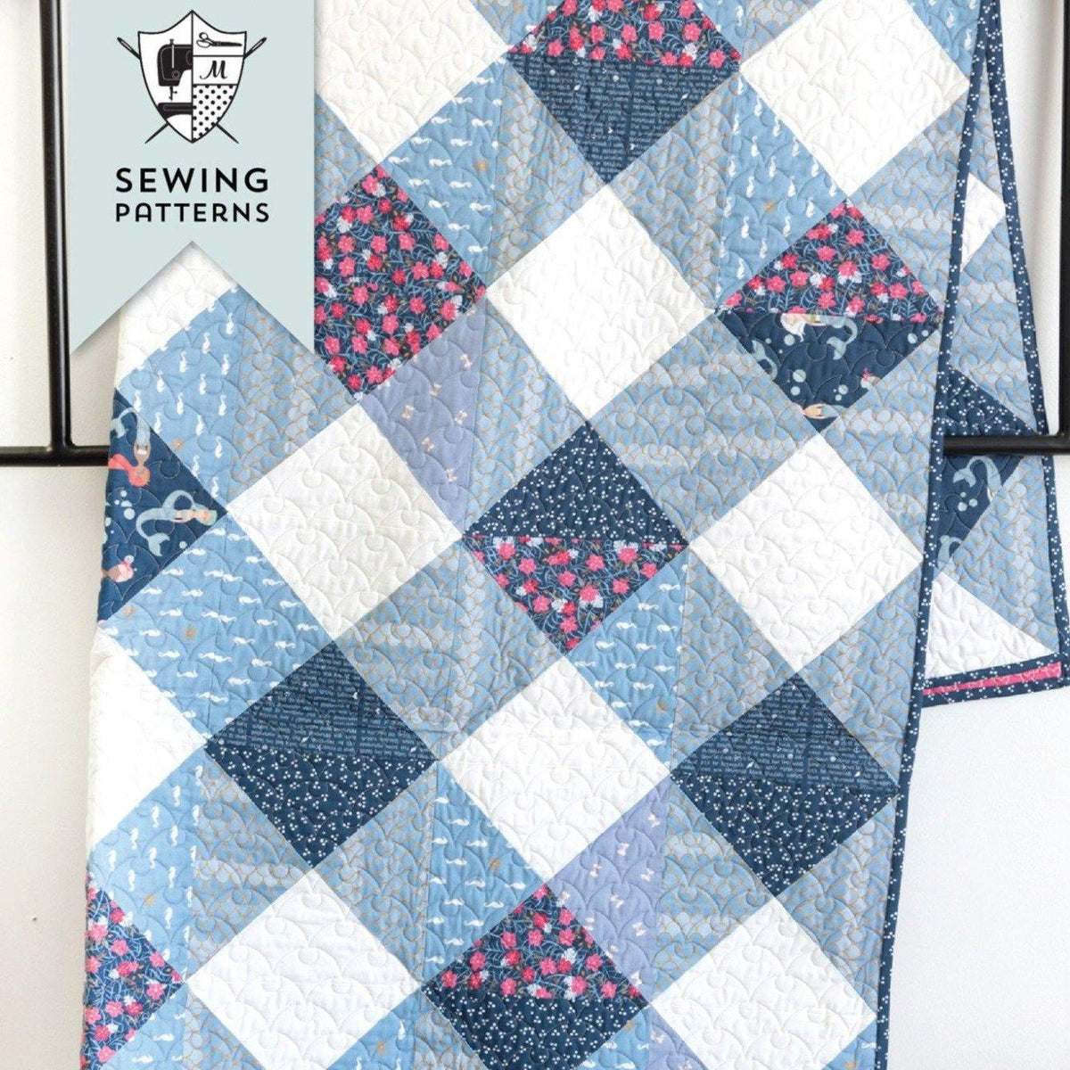 Gingham Daydream Quilt | Digital PDF Pattern | Polka Dot Chair – Polka ...