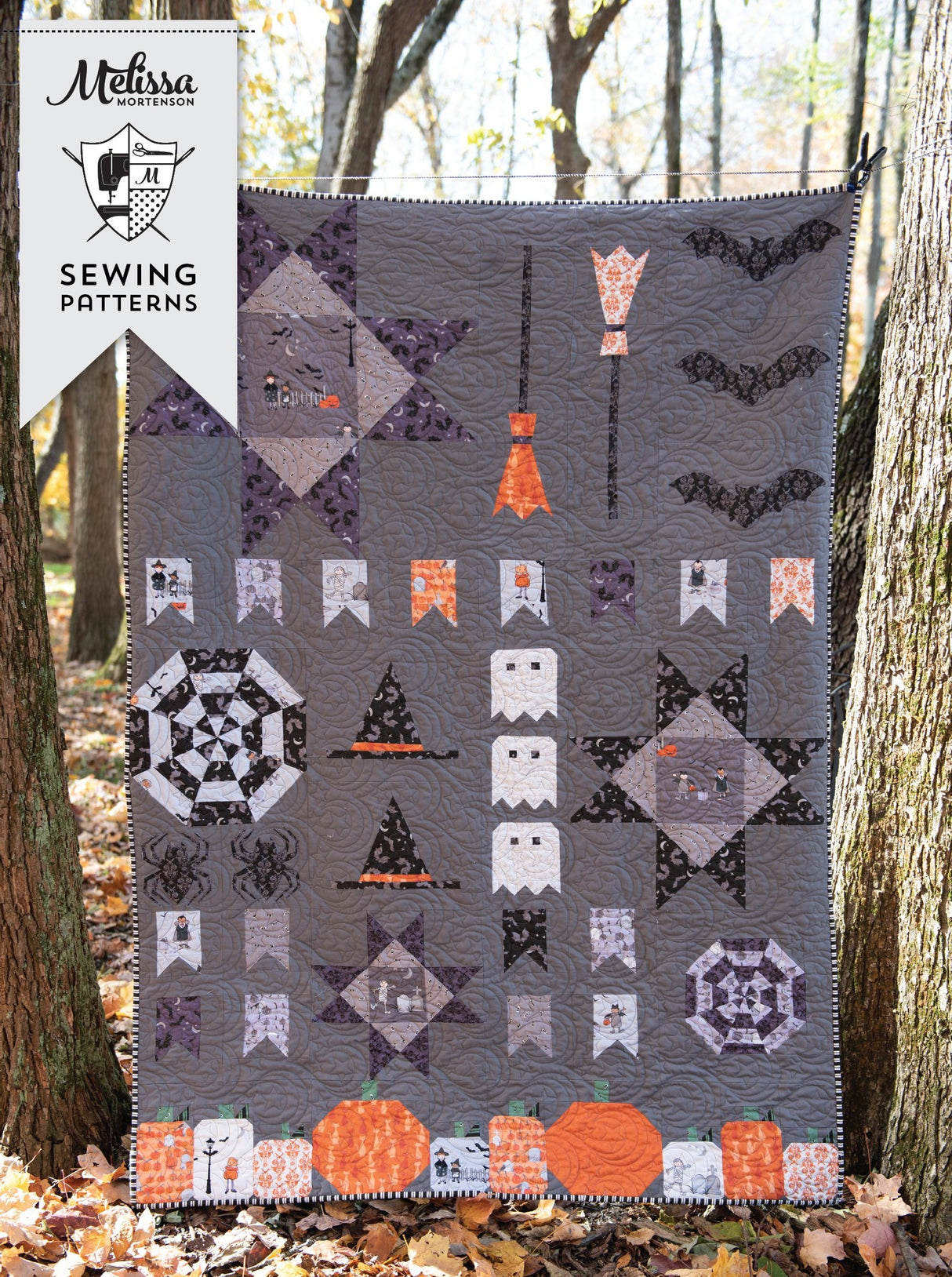 Spooky Sampler Halloween Quilt Pattern | Digital PDF