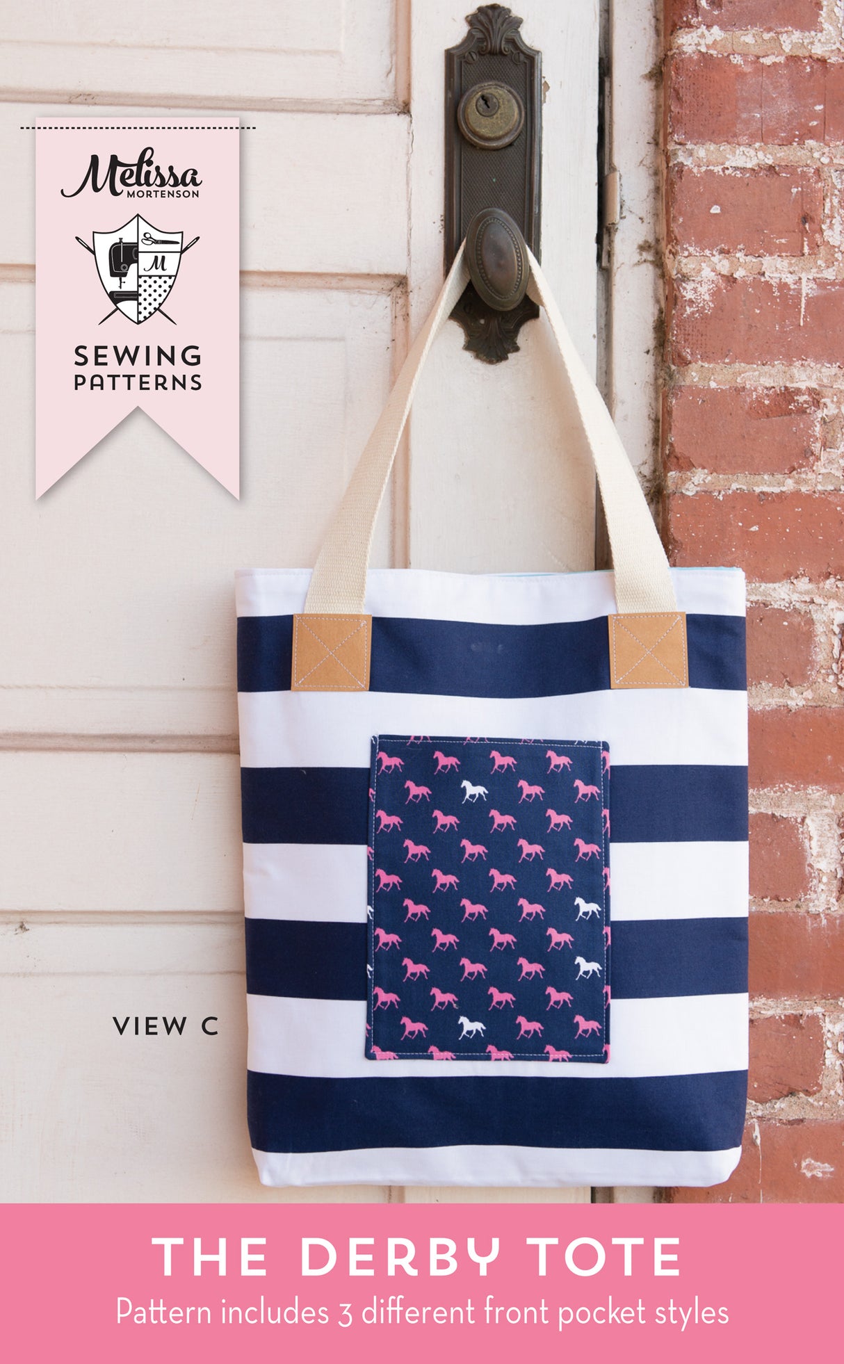 The Derby Tote Bag Pattern | PRINTED PATTERN – Polka Dot Chair Patterns by Melissa Mortenson the-derby-tote-bag-pattern-printed-pattern-polka-dot-chair-patterns-by-melissa-mortenson