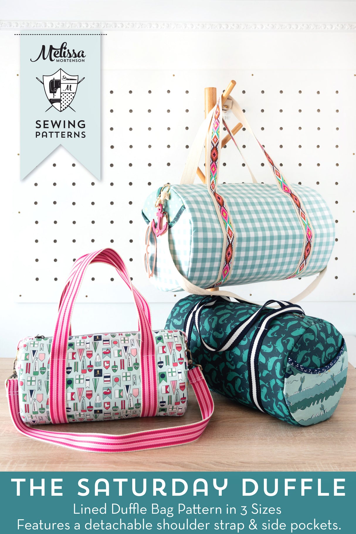 Saturday Duffle Bag Sewing Pattern | Printed Pattern