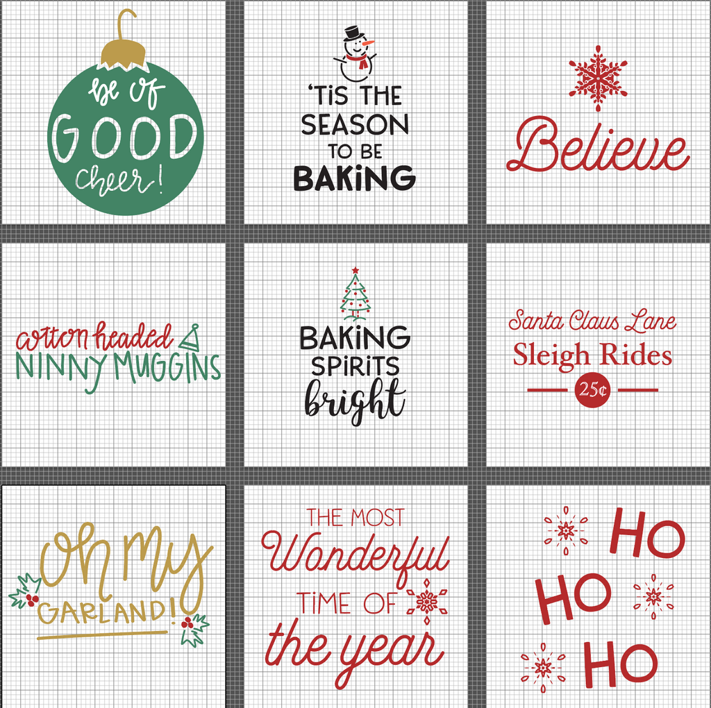 Christmas SVG Files | Digital Product - Polka Dot Chair Patterns by Melissa Mortenson