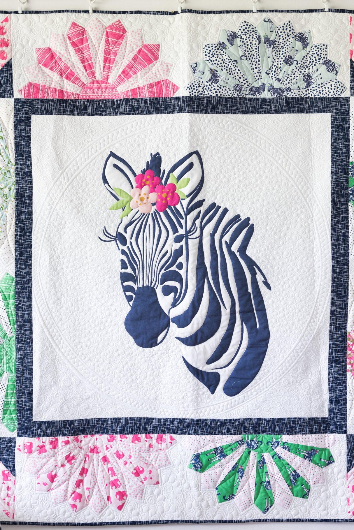 Zinnia Zebra Quilt | Printed Pattern