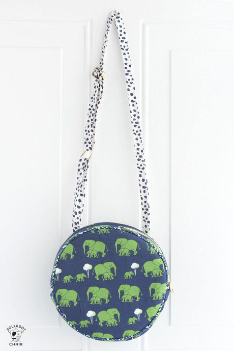 Alice Bag Circle Purse Sewing Pattern | Printed Pattern