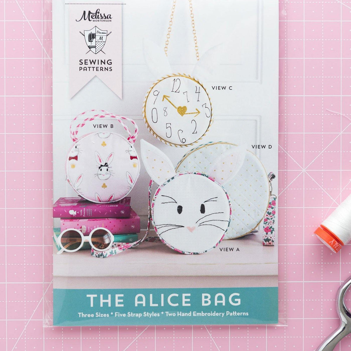 Alice Bag Circle Purse Sewing Pattern | Printed Pattern – Polka Dot ...