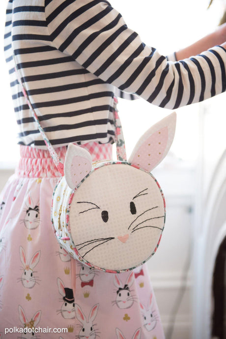 Alice Bag Circle Purse Sewing Pattern | Printed Pattern