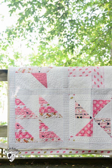 Polka Dot Chair Block of Month Quilt | Digital PDF Pattern