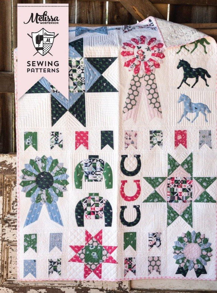 Derby Sampler Quilt Pattern | Digital PDF Pattern - Polka Dot Chair Patterns by Melissa Mortenson