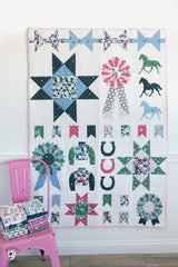 Derby Sampler Quilt Pattern | Digital PDF Pattern - Polka Dot Chair Patterns by Melissa Mortenson