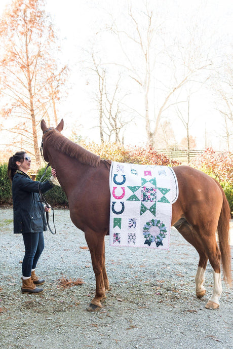 Derby Sampler Quilt Pattern | Digital PDF Pattern - Polka Dot Chair Patterns by Melissa Mortenson