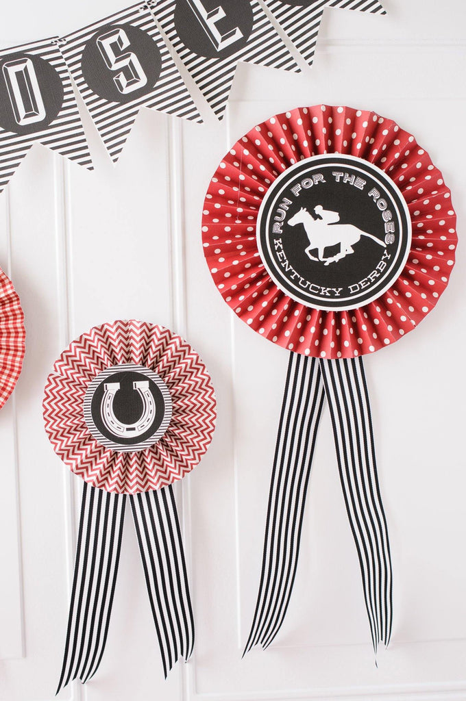 Derby Party Printables | Digital PDF Product - Polka Dot Chair Patterns by Melissa Mortenson