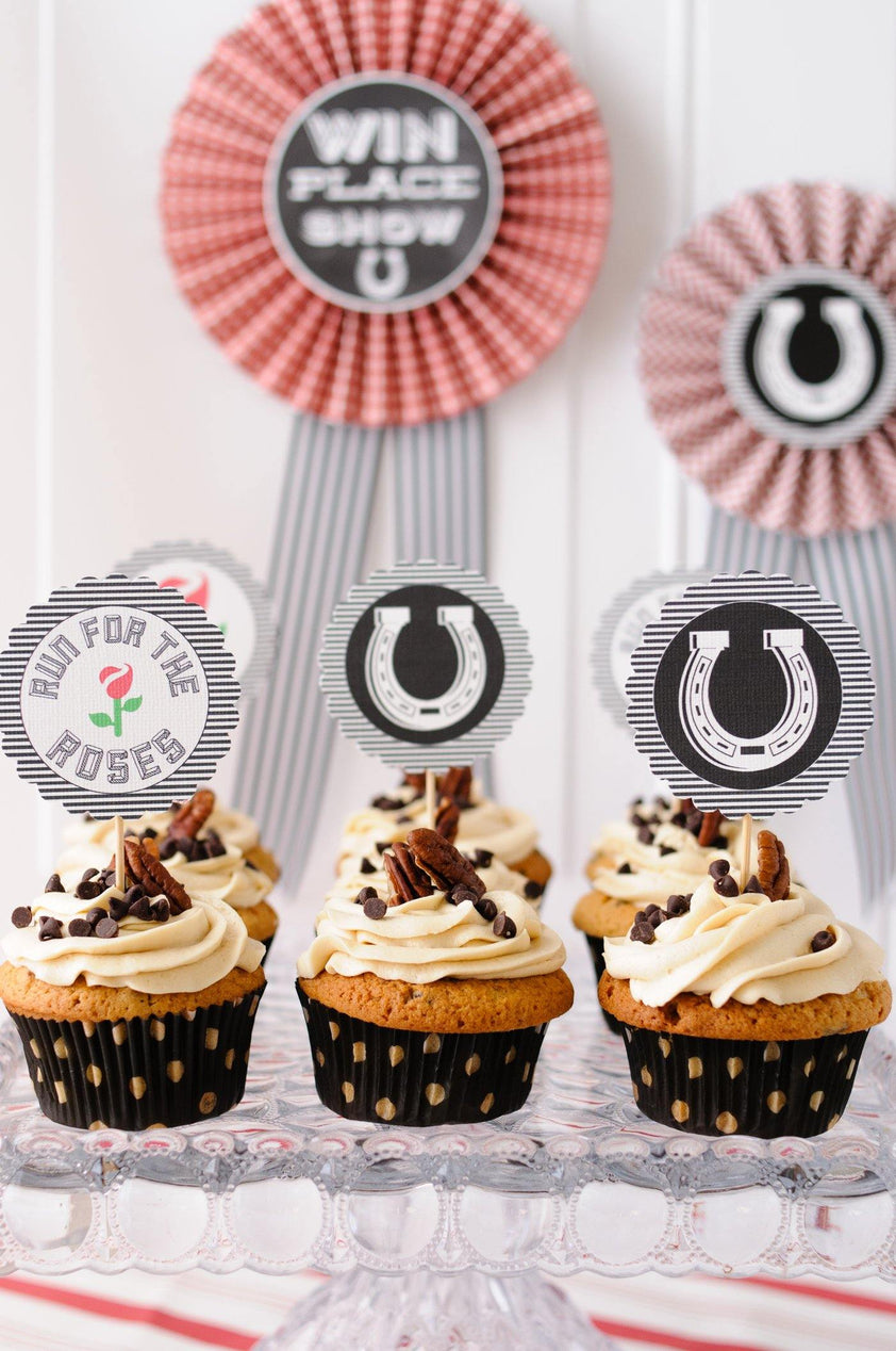 Derby Party Printables | Digital PDF Product – Polka Dot Chair Patterns ...