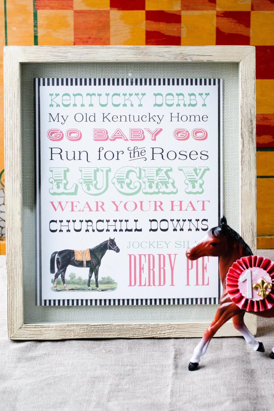 Derby Party Printables | Digital PDF Product – Polka Dot Chair Patterns ...