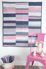 Scrappy Strips Quilt Pattern | Digital PDF Pattern - Polka Dot Chair Patterns by Melissa Mortenson