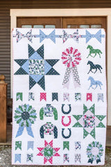 Derby Sampler Quilt Pattern | Digital PDF Pattern - Polka Dot Chair Patterns by Melissa Mortenson