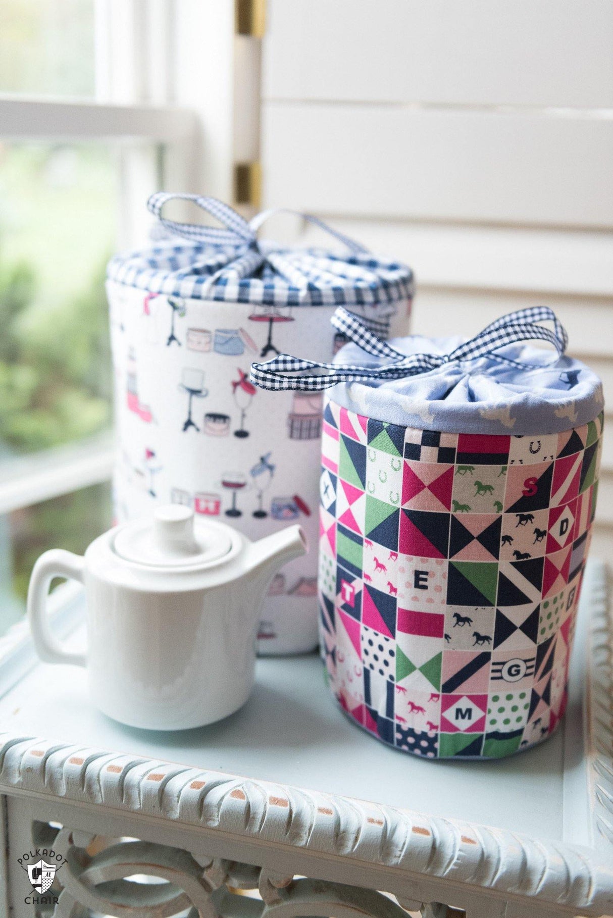 Padded Storage Bins/Bucket Sewing Pattern (with Holiday version)| Digital PDF Pattern