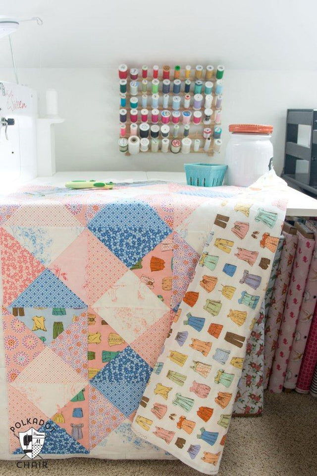 Gingham Daydream Quilt | Digital PDF Pattern | Polka Dot Chair – Polka ...