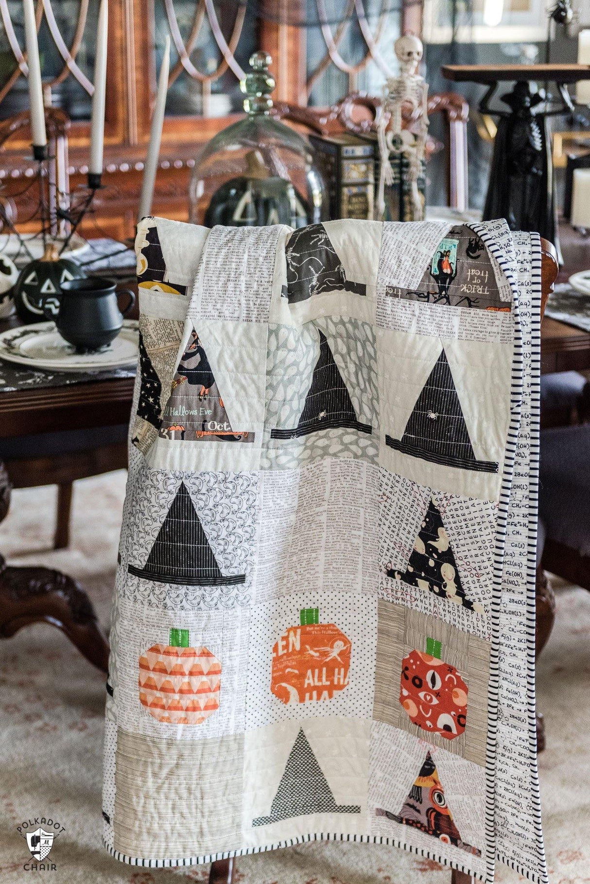 Halloween Haberdashery Quilt | Digital PDF Pattern