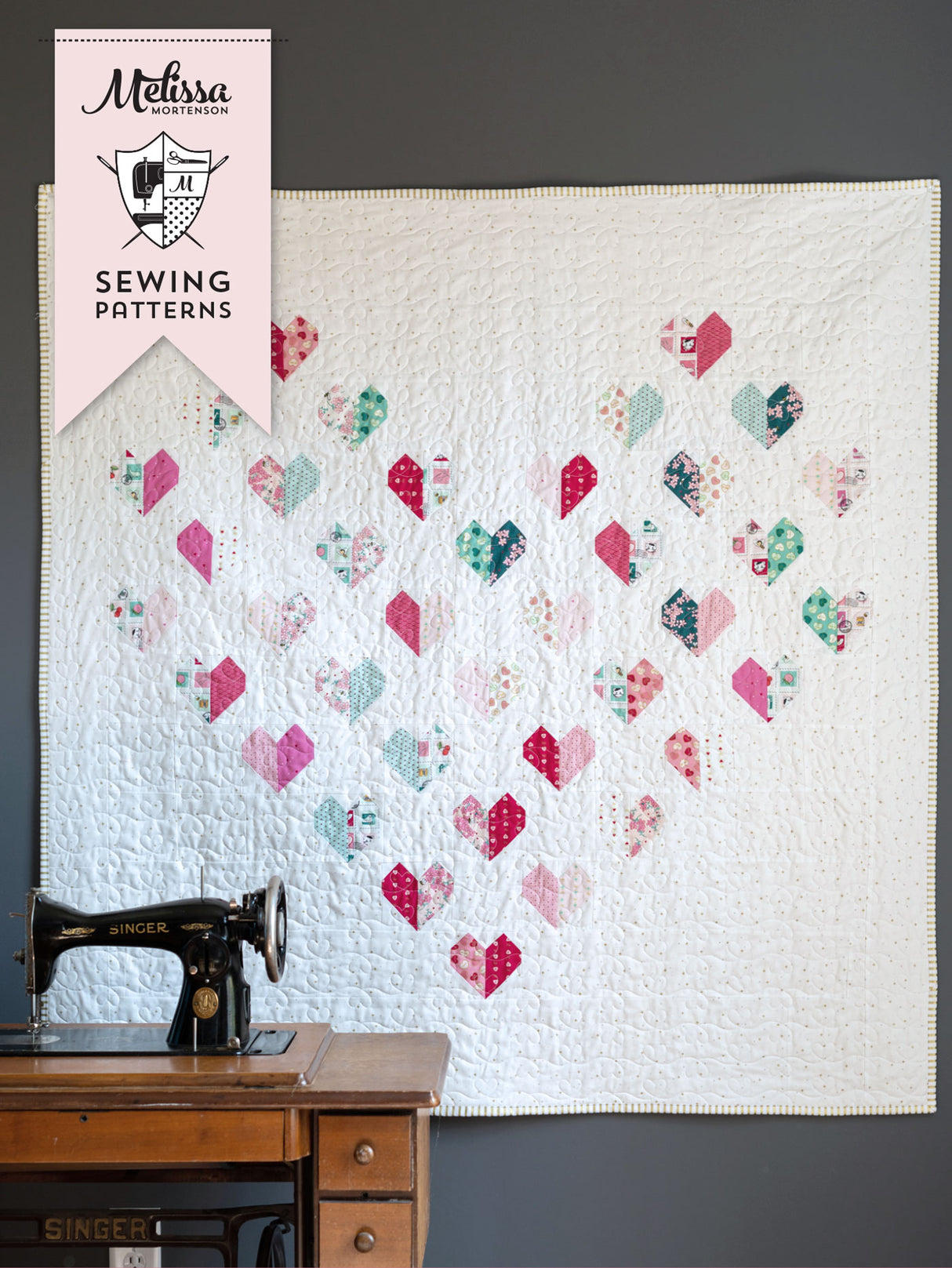 Heart of Hearts Quilt Pattern  | Digital PDF Pattern