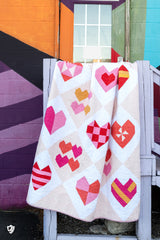 All the Hearts Quilt Pattern| Digital PDF Quilt Pattern