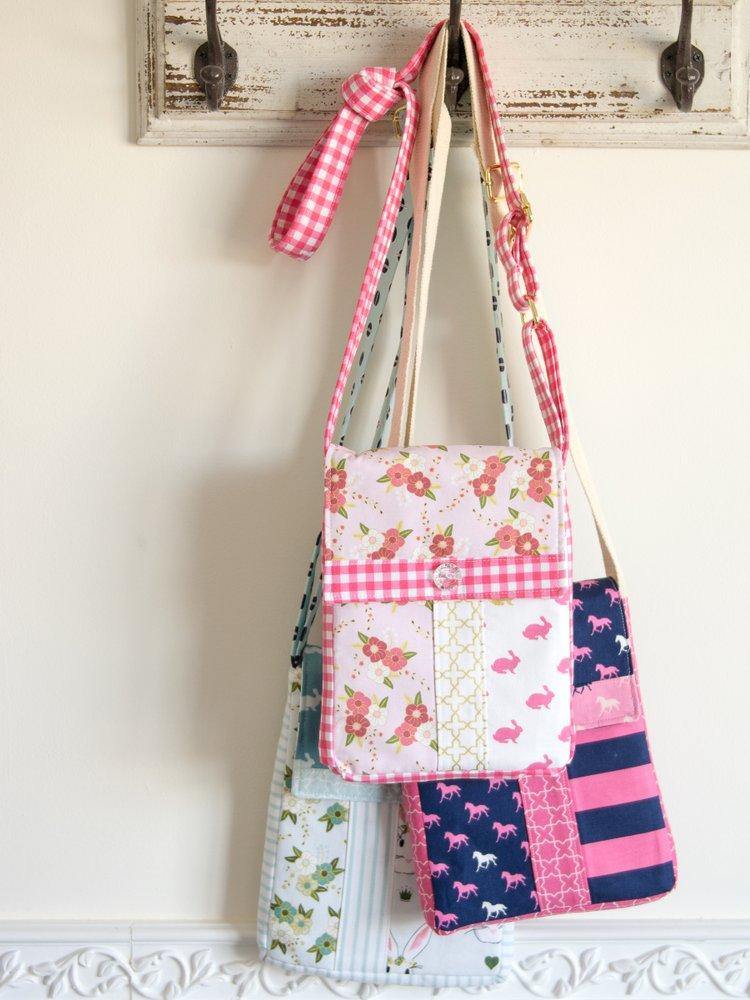 June Bag, Mini Messenger Bag Sewing Pattern