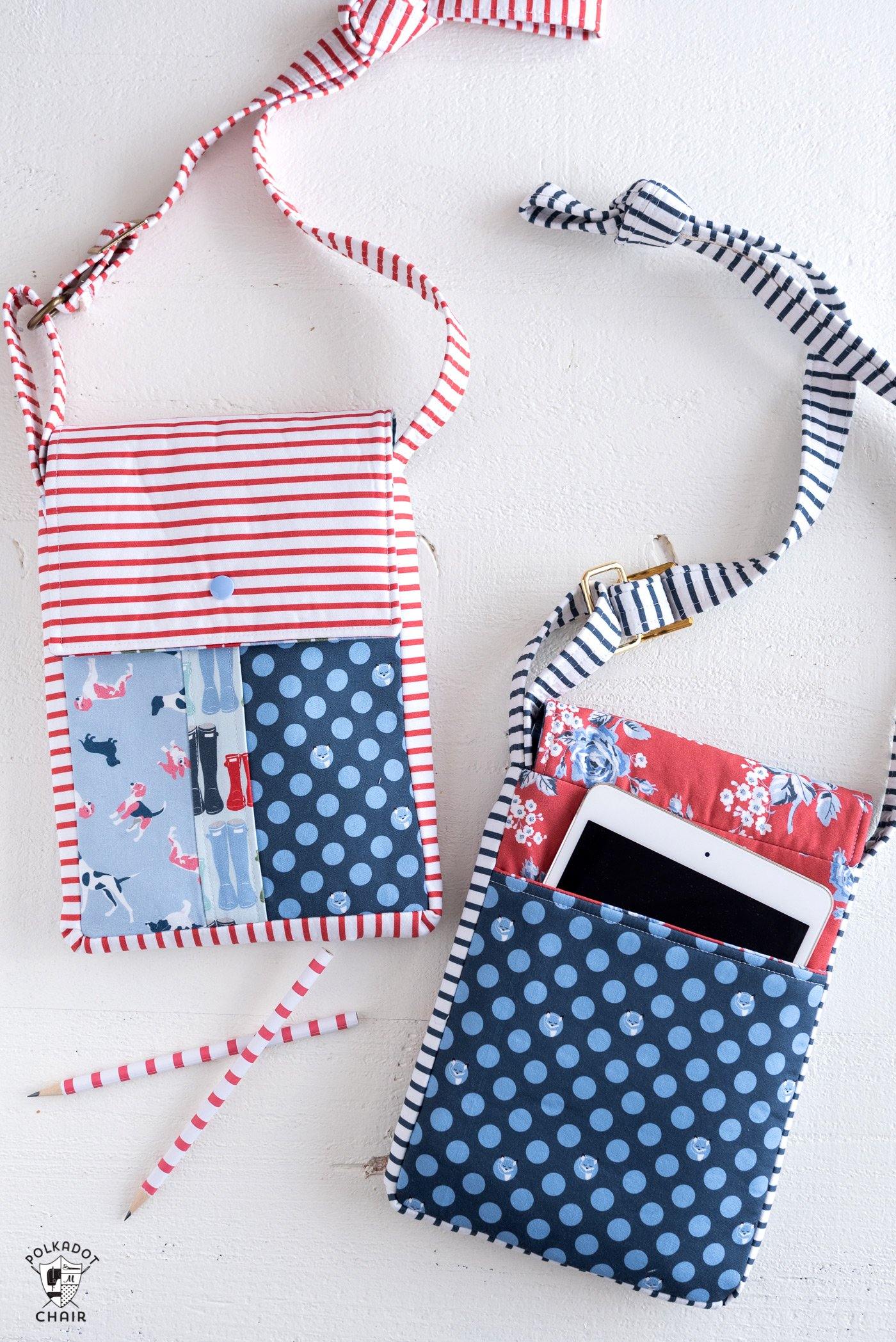 June Bag, Mini Messenger Bag Sewing Pattern | Digital PDF Pattern ...