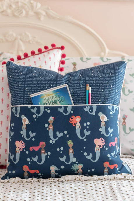 Reading Pillow / Pocket Book Pillow Pattern Bundle in Two Sizes | Digital PDF Pattern - Polka Dot Chair Patterns by Melissa Mortenson