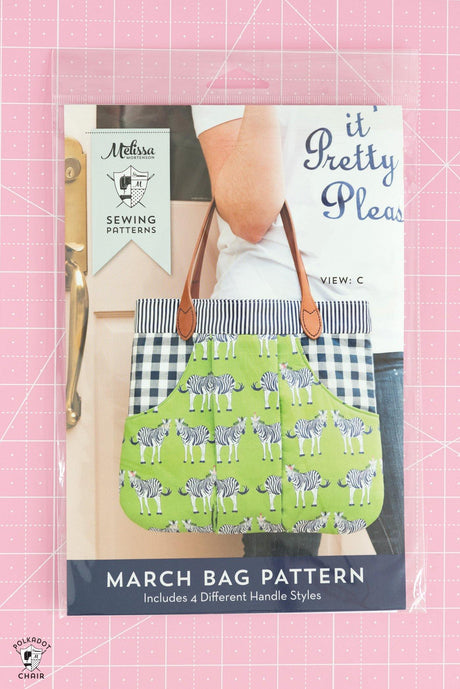 March Bag Sewing Pattern | Printed Pattern - Polka Dot Chair Patterns by Melissa Mortenson