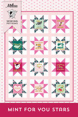 Mint for You Stars | Digital PDF Quilt Pattern