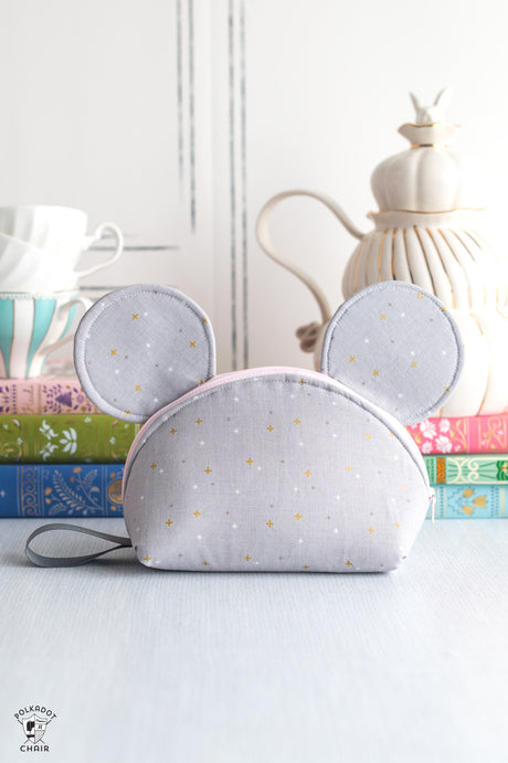 All Ears Pouch Zip Pouch Sewing Pattern | Printed Pattern