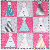 Santa's Hat Shop Christmas Quilt | PRINTED Quilt Pattern - Polka Dot Chair Patterns by Melissa Mortenson