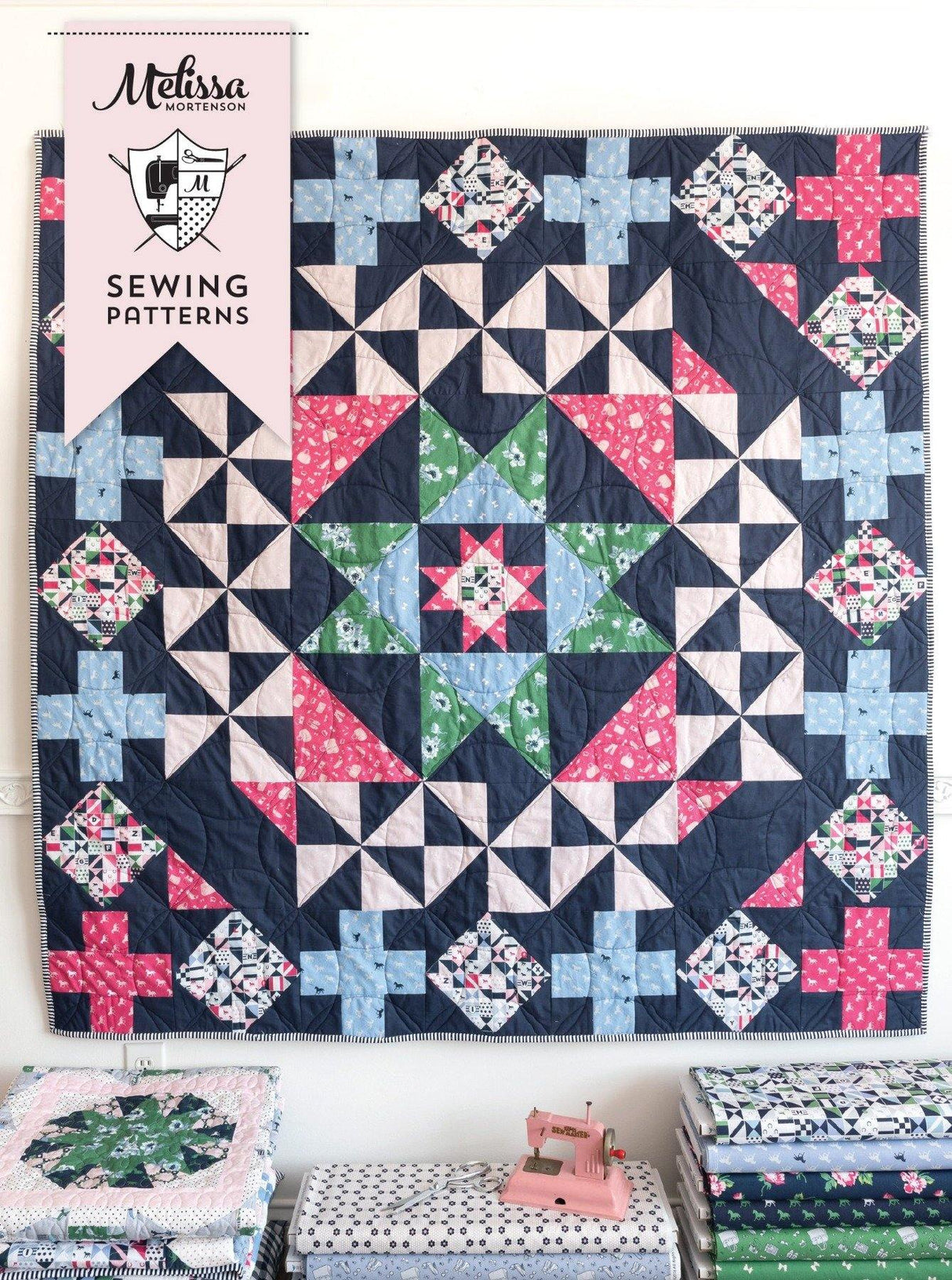 Patchwork Paddock Quilt Pattern | Digital PDF Pattern - Polka Dot Chair Patterns by Melissa Mortenson