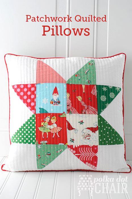 Christmas Pillows Pattern Bundle | Digital PDF Pattern - Polka Dot Chair Patterns by Melissa Mortenson