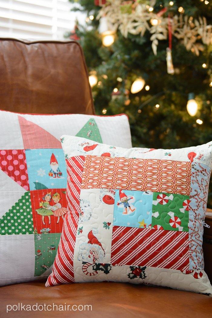 Christmas Pillows Pattern Bundle | Digital PDF Pattern - Polka Dot Chair Patterns by Melissa Mortenson