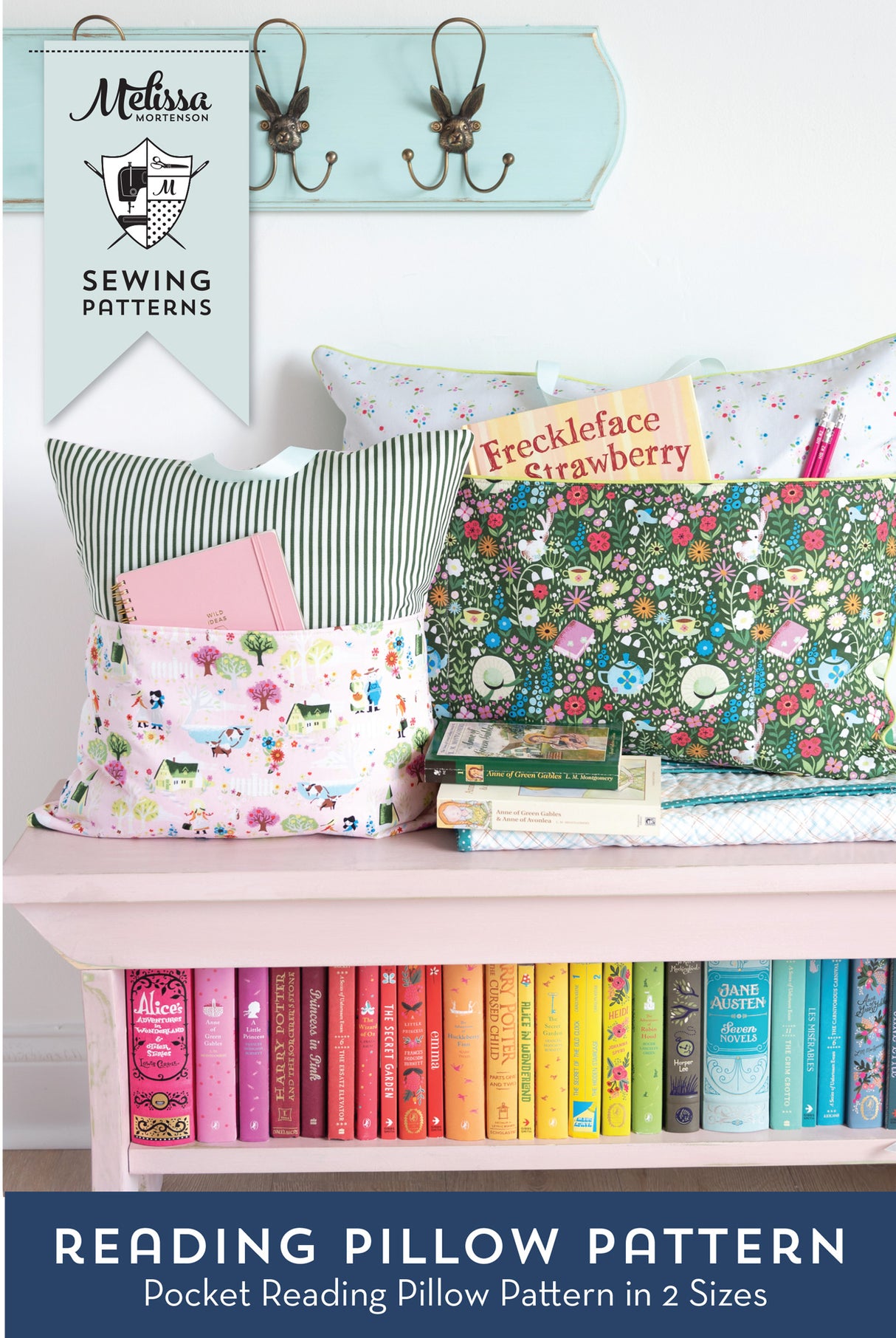 Reading Pillow Pocket Pillow Sewing Pattern | PRINTED Sewing Pattern