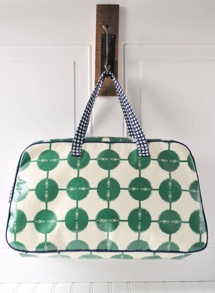 Retro Travel Bag Sewing Pattern | Digital PDF Pattern