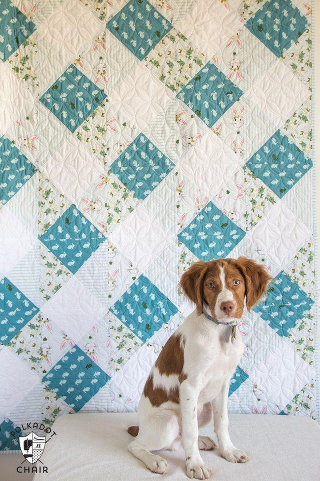 Gingham Daydream Quilt | Digital PDF Pattern | Polka Dot Chair – Polka ...