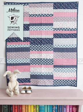 Scrappy Strips Quilt Pattern | Digital PDF Pattern - Polka Dot Chair Patterns by Melissa Mortenson