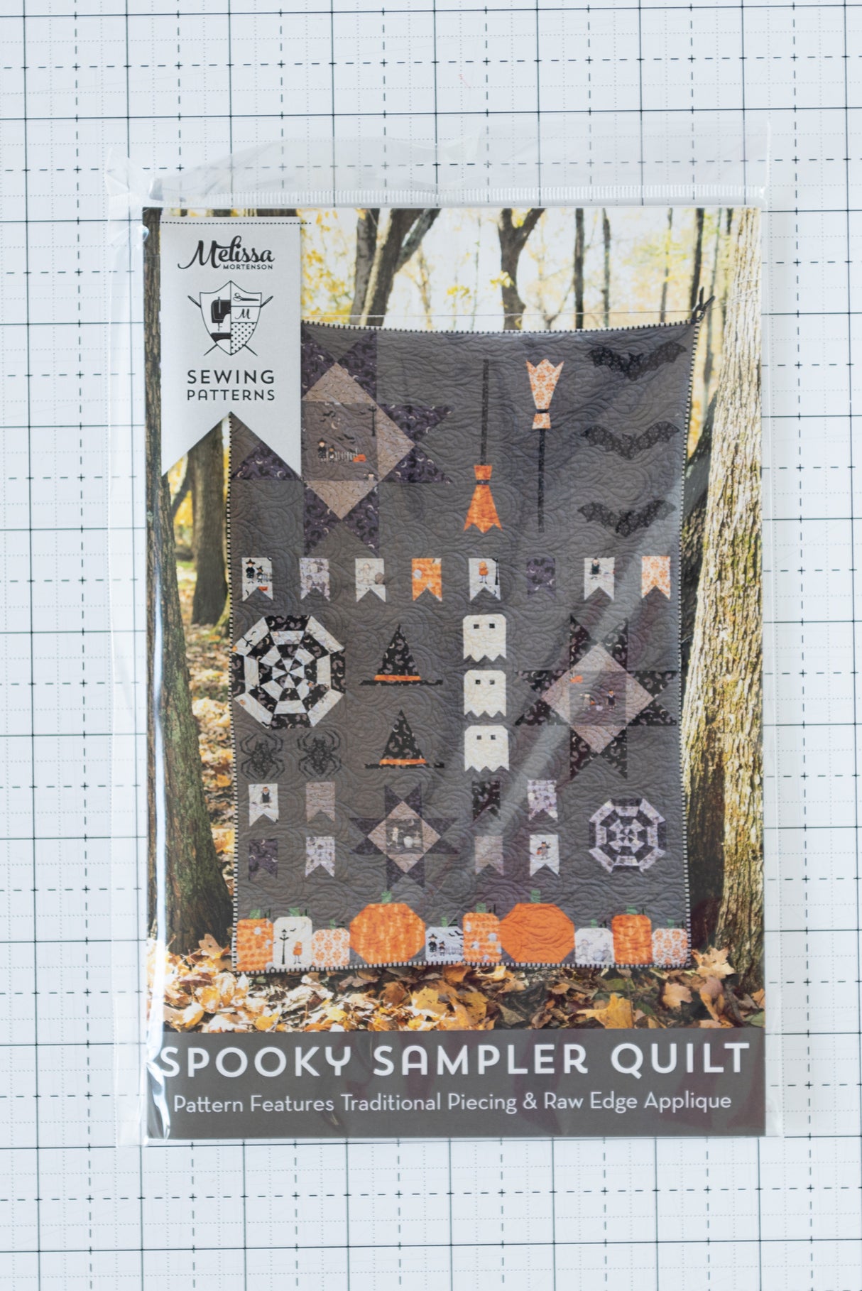 Spooky Sampler Halloween Quilt Pattern | PRINTED Pattern