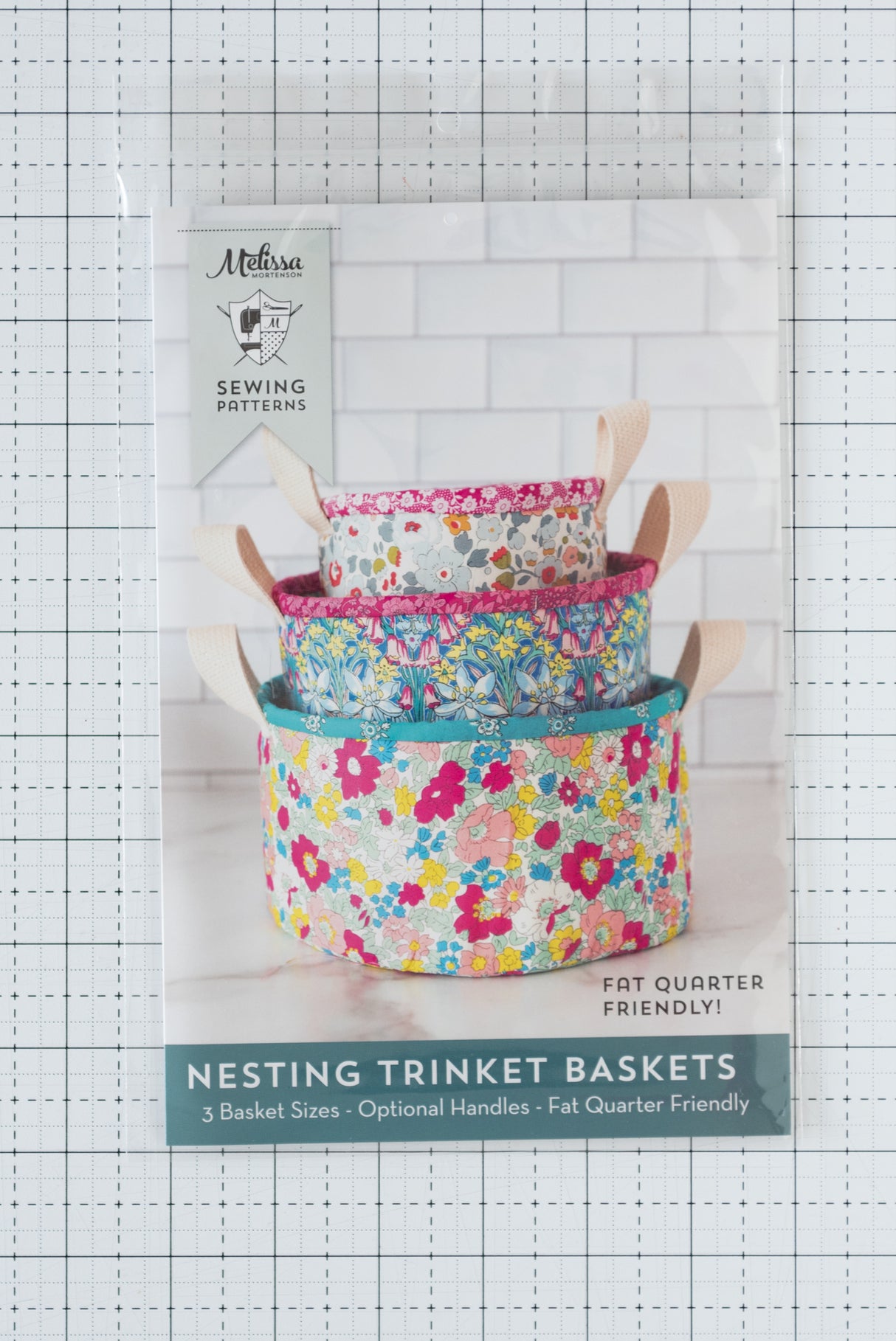 Nesting Trinket Baskets Sewing Pattern | PRINTED Pattern