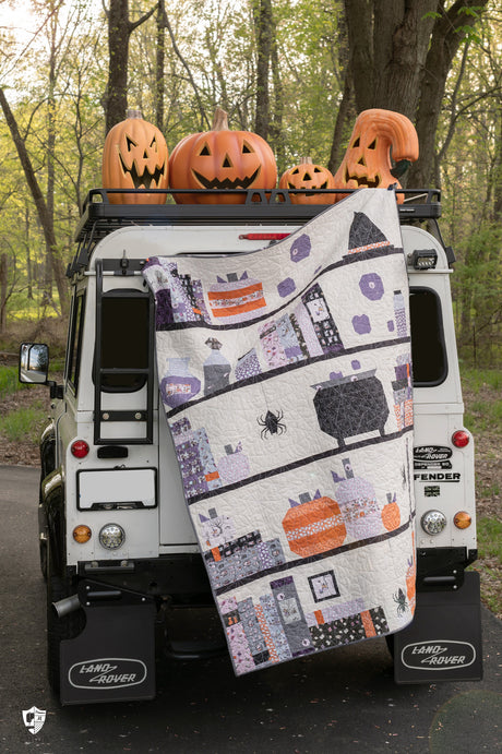 Spooky Shelfie Halloween Quilt Pattern | Printed Pattern