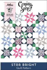 Star Bright Quilt Pattern | Digital PDF Pattern - Polka Dot Chair Patterns by Melissa Mortenson