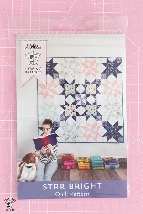 Star Bright Quilt | Printed Pattern - Polka Dot Chair Patterns by Melissa Mortenson