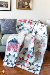 Let's Stay Home Quilt Pattern | Digital PDF Pattern - Polka Dot Chair Patterns by Melissa Mortenson