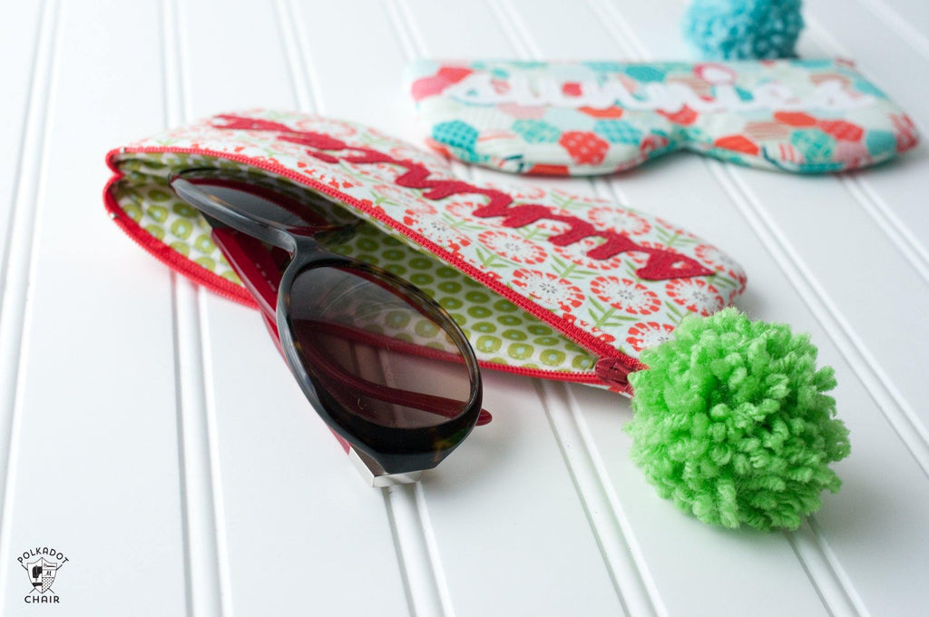 Sunnies Sunglasses Case Bag Sewing Pattern | Digital PDF Pattern. - Polka Dot Chair Patterns by Melissa Mortenson
