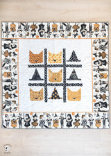 Tic Tac Cat | PRINTED Quilt Pattern with Holiday Version - Polka Dot Chair Patterns by Melissa Mortenson