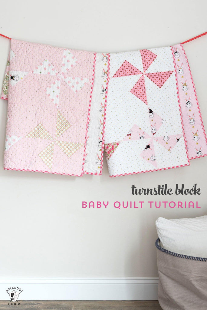 Baby Quilt Tutorial Bundle - 3 Baby Quilt Patterns - Digital PDF Pattern - Polka Dot Chair Patterns by Melissa Mortenson